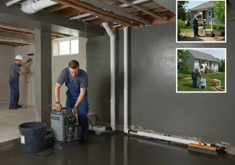 Basement Waterproofing and Flood Prevention process in Newport News, VA